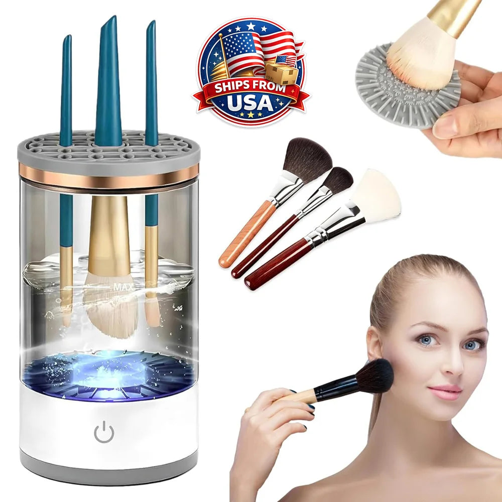 AuraBliss™ Electric Makeup Brush Cleaner