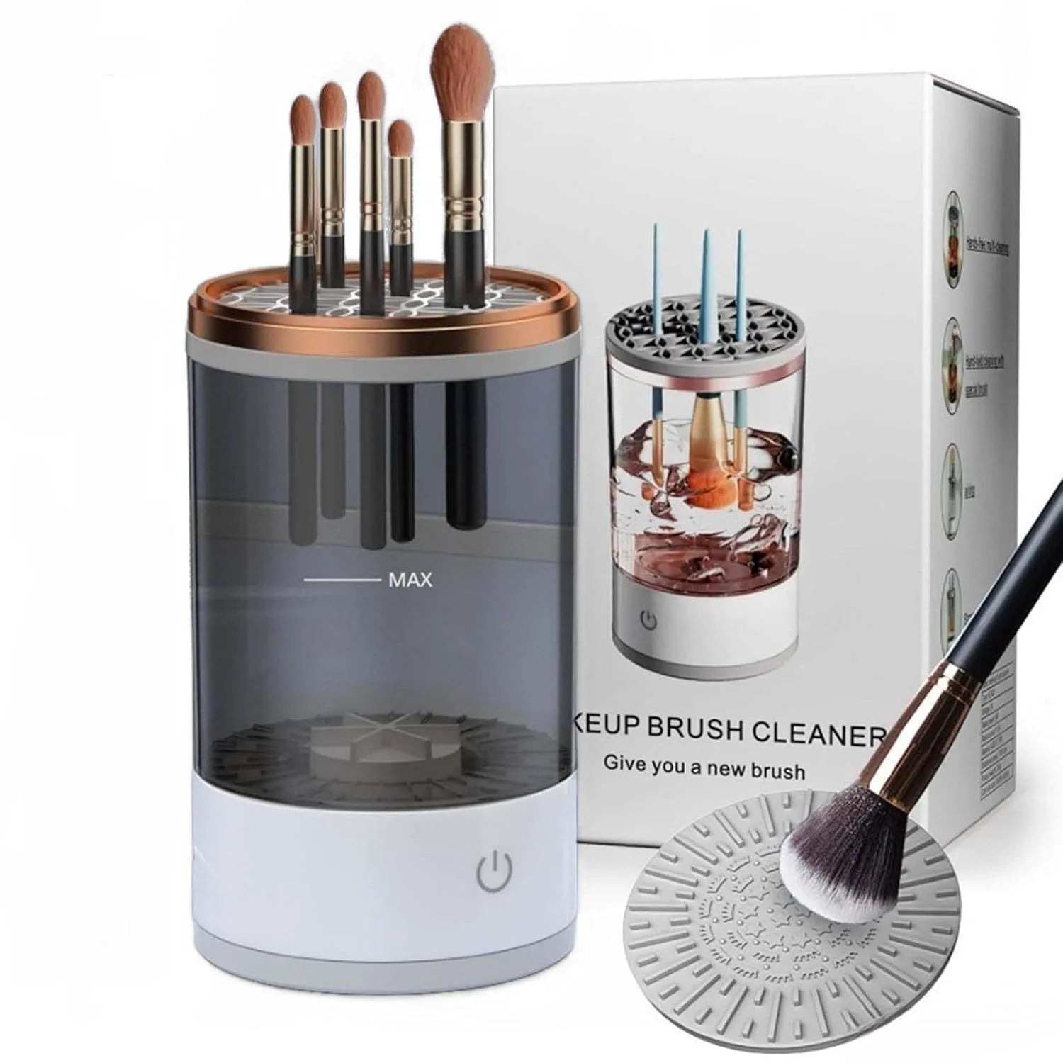 AuraBliss™ Electric Makeup Brush Cleaner