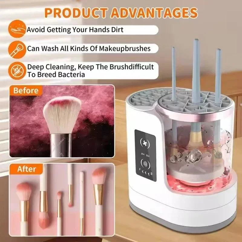 AuraBliss™ 3-in-1 Electric Makeup Brush Cleaner&Dryer