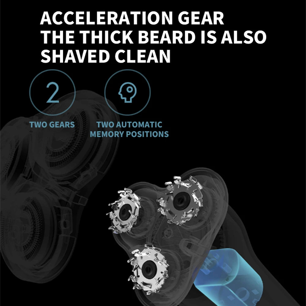 AuraBliss™ Elite Flex Electric Shaver
