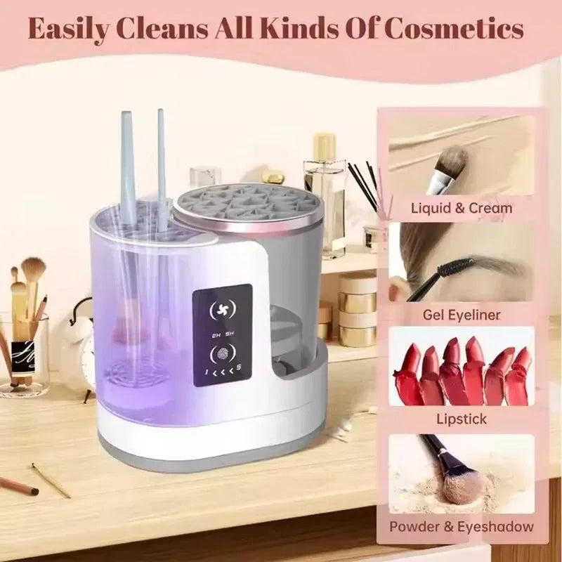 AuraBliss™ 3-in-1 Electric Makeup Brush Cleaner&Dryer